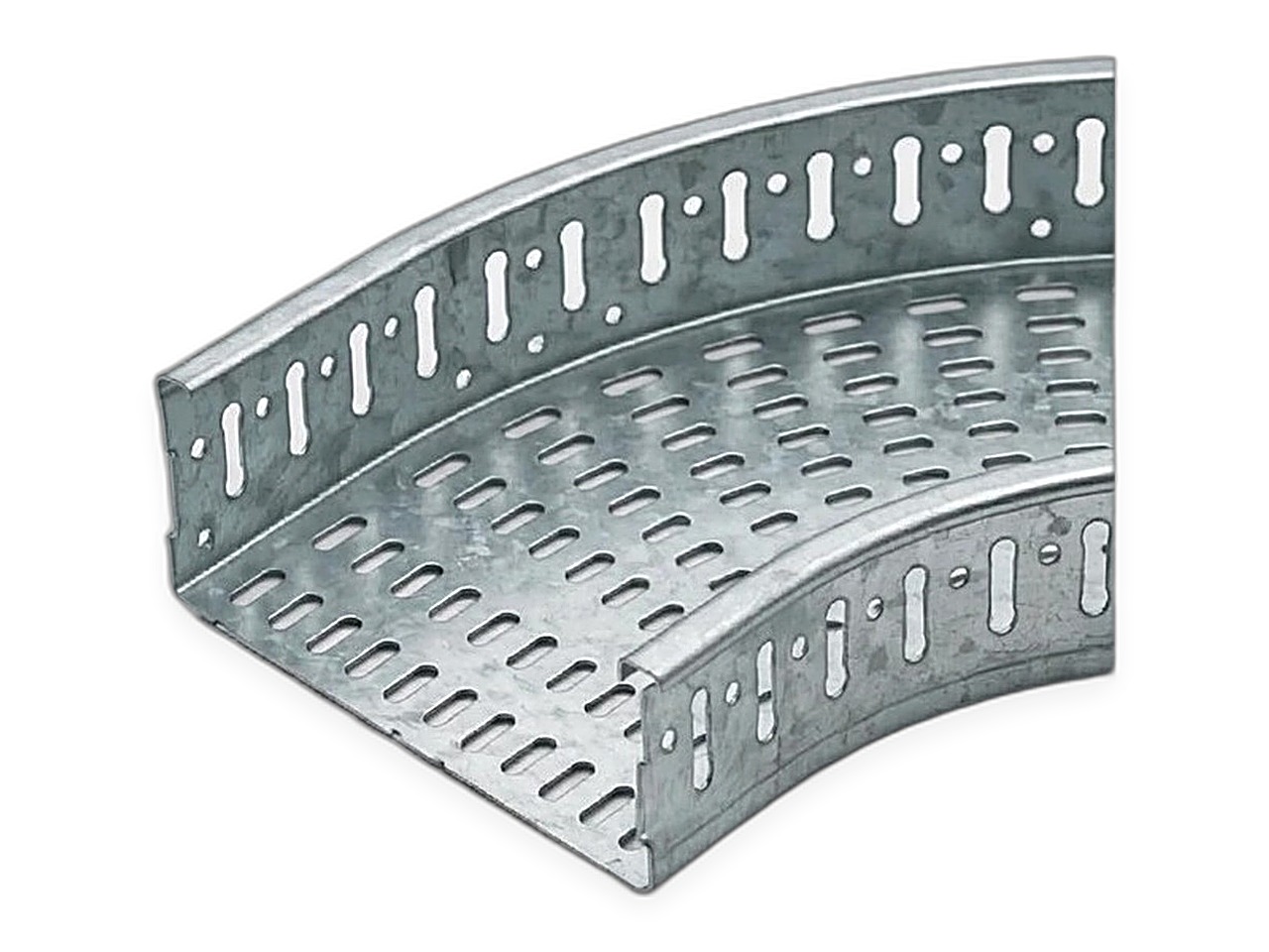 Galvanized 90 degree horizontal bend