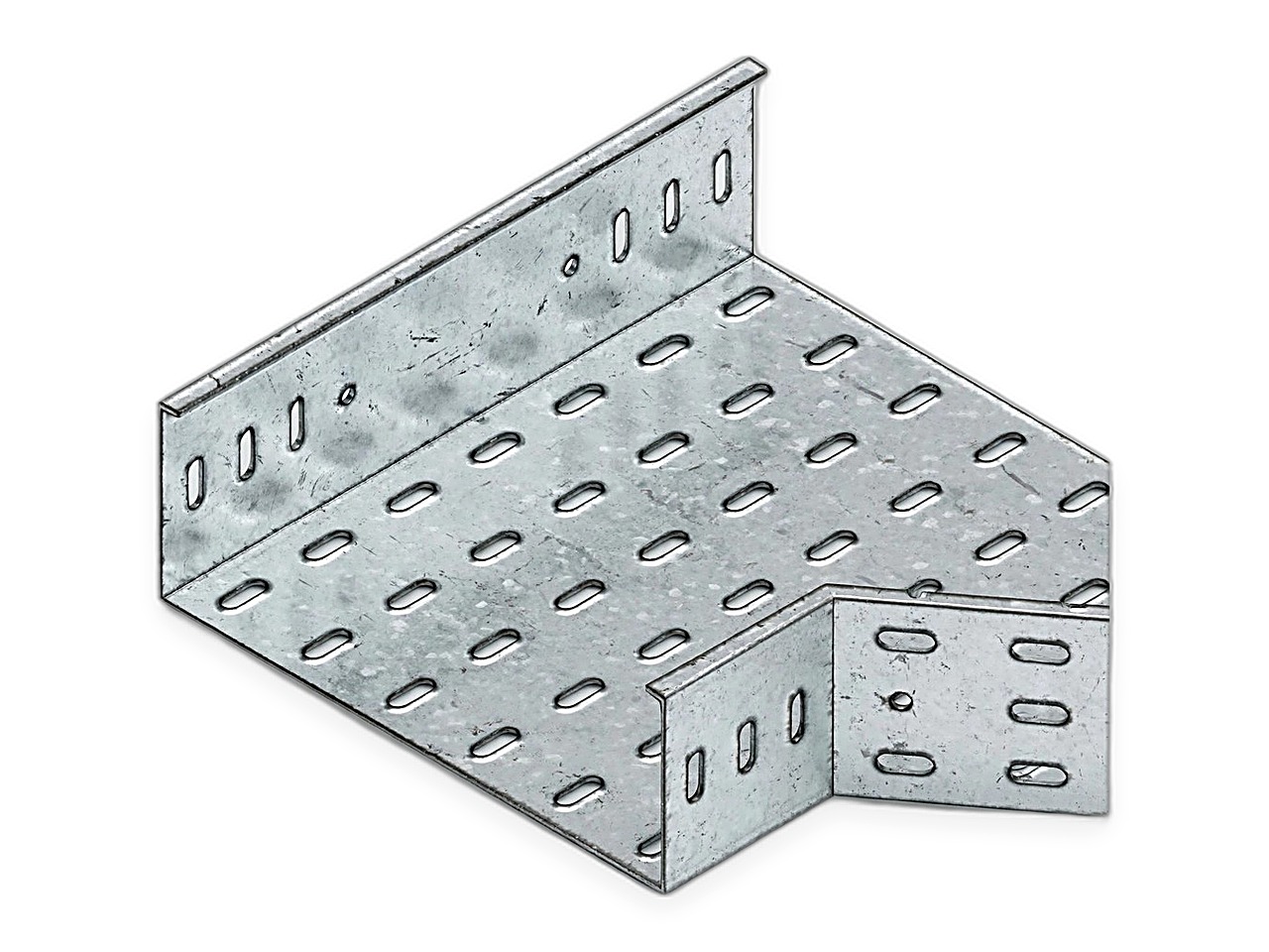 Galvanized reducer fitting for cable tray
