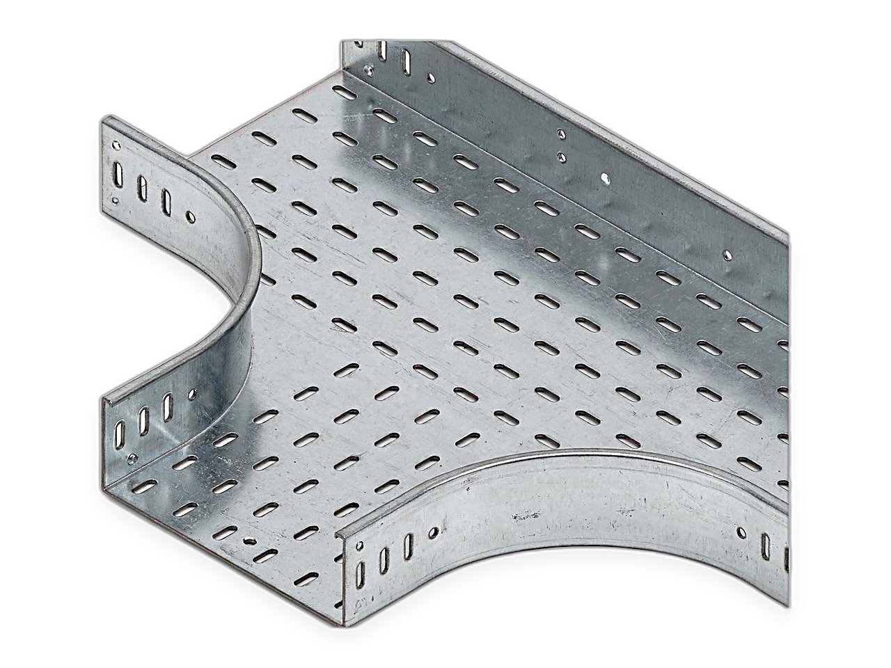 Galvanized horizontal tee fitting